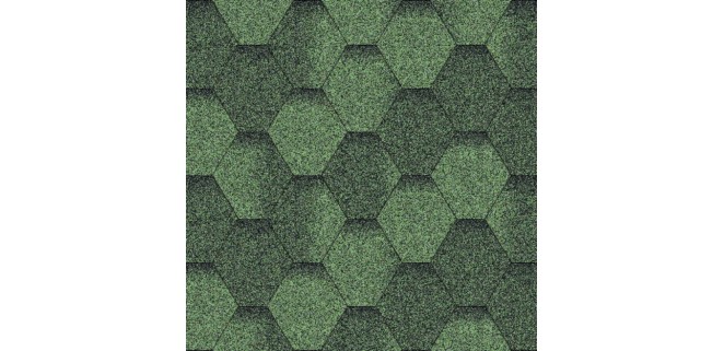 Бітумна черепиця Акваізол Стандарт Мозаїка Зелена еко Бітумна черепиця Акваізол Стандарт Мозаїка Зелена еко