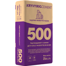 Цемент ПЦ ІІ/А-Ш-500 (25 кг) Хайдельберг (Кривий Ріг) Цемент ПЦ ІІ/А-Ш-500 (25 кг) Хайдельберг (Кривий Ріг)