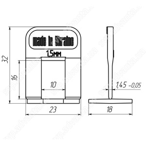 Основа СВП 1,5 мм ADVANTA 250 шт