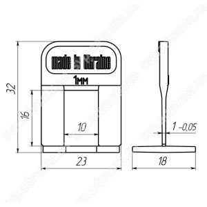Основа СВП 1 мм АДВАНТА, 500 шт
