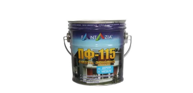 Емаль ПФ-115 Fantazia біла 25 кг