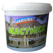 Мастика бітумно-каучукова Akrilika 3 кг