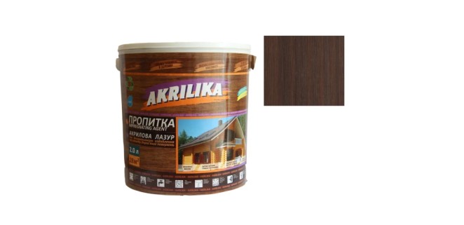 Акрилова лазур для дерева Impregnant Agent Akrilika тік 0,75 л