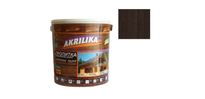 Акрилова лазур для дерева Impregnant Agent Akrilika венге 0,75 л