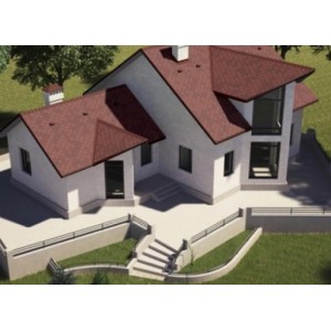 Бітумна черепиця Акваізол Базіс Мозаїка Мак Бітумна черепиця Акваізол Базіс Мозаїка Мак