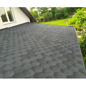 Бітумна черепиця Акваізол Базіс Мозаїка Мокко