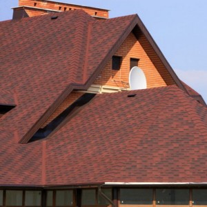 Бітумна черепиця Акваізол Еталон Акцент Стиглий гранат