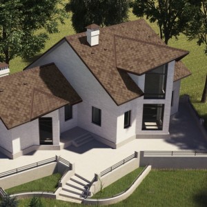 Бітумна черепиця Акваізол Еталон Мозаїка Сахара