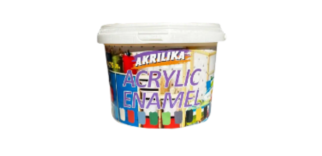 Acrylic Enamel  Емаль акрилова антикорозійна 5 в 1 Akrilika  0,75 л салатовий
