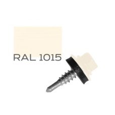 Саморіз покрівельний RAL 1015 4.8Х19 по металу світло-бежевий Amex Easyfix (Тайвань)