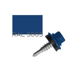 Саморіз покрівельний RAL 5005  4.8Х19 по металу синій Amex Easyfix (Тайвань)