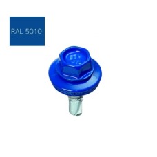 Саморіз покрівельний RAL 5010 4.8Х19 по металу темно-синій Amex Easyfix (Тайвань)