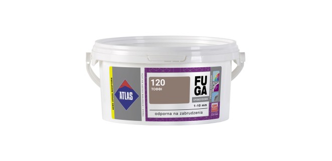 Фуга для плитки епоксидна ATLAS EPOKSYDOWA 1-10 мм, 120 тоффі, 2 кг