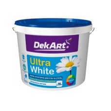 Фарба інтер’єрна для стін та стель білосніжна DekART Ultra White 20 кг