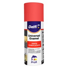 Аерозольна емаль універсальна Delfi біла (RAL 9010), 400 мл