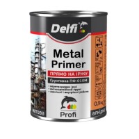 Ґрунтовка по іржі ПФ-010 М Delfi чорна, 0,9 кг