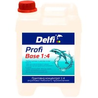 Ґрунтовка-концентрат 1:4 акрилова глибокого проникнення Profi Base Delfi, 1 л