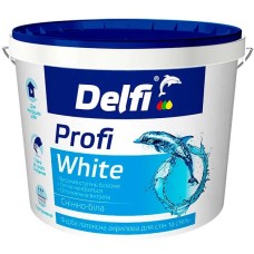Фарба латексна акрилова для стін та стель Profi White Delfi 1,4 кг