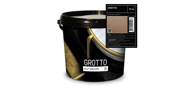 Grotto Гротто декоративна штукатурка Elf Decor 15 кг, 1-1,5 к/м2