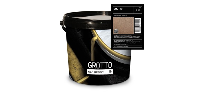 Grotto Гротто декоративна штукатурка Elf Decor 5 кг, 1-1,5 к/м2