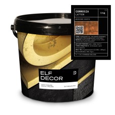 Corrosia Latten (латунь) Коррозія декоративна штукатурка  Elf Decor 1 кг, 2,0-2,5 м2/кг