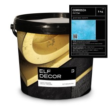 Corrosia PATINA Коррозія декоративна штукатурка  Elf Decor 5 кг, 2,0-2,5 м2/кг
