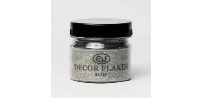 Натуральна слюда Elf Decor Flakes Black 50 г