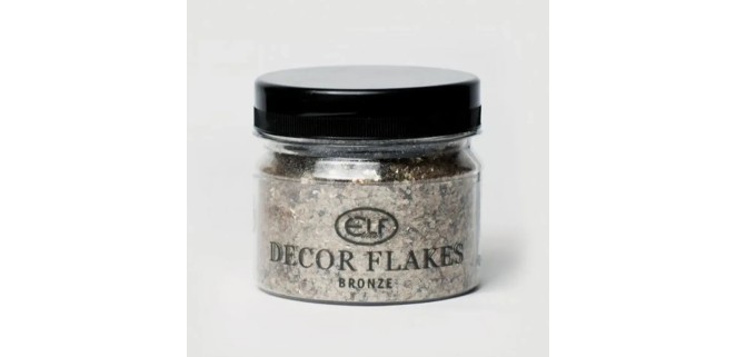 Натуральна слюда Elf Decor Flakes Bronze 50 г