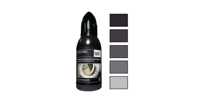 Універсальний барвник-концентрат Elf Decor Decotoner №101 антрацитовий 200 мл