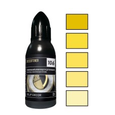 Універсальний барвник-концентрат Elf Decor Decotoner  №106 лимонний 20 мл