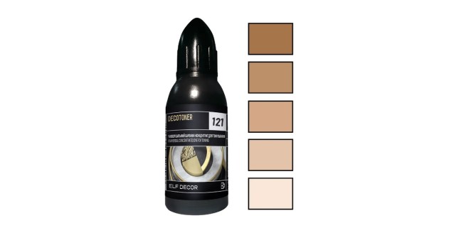 Універсальний барвник-концентрат Elf Decor Decotoner  №121 кориця 200 мл
