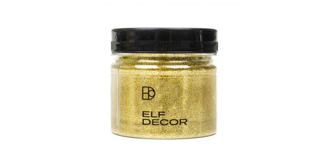 Металізовані блискітки Elf Decor Stars Gold 100 г
