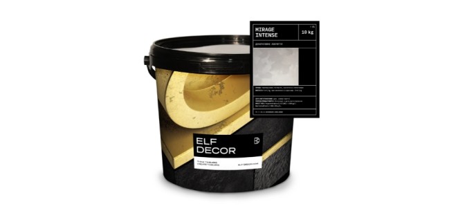 Mirage Intense Міраж Інтенс декоративна фарба Elf Decor 10 кг, 5 кг/м2