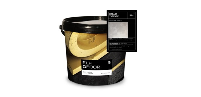 Mirage Intense Міраж Інтенс декоративне покриття Elf Decor 5 кг, 5 кг/м2