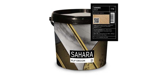 Sahara Gold Сахара Голд декоративна фарба Elf Decor 1 кг, 5 кг/м.кв.