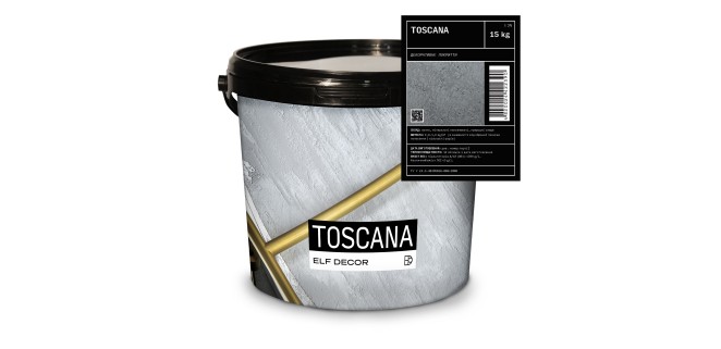 Toscana White Тоскана Біла декоративна штукатурка Elf Decor 15 кг, 0,8-1 кг/м2 Toscana White Тоскана Біла декоративна штукатурка Elf Decor 15 кг, 0,8-1 кг/м2