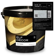 Декоративний віск Elf Decor Decor Wax Toscana матовий 3 л, 10-12 м2/л