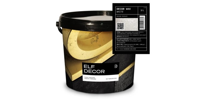 Декоративний віск Elf Decor Decor Wax White 1 л, 10-12 м2/л