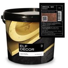 Декоративний металізований віск Elf Decor Special Wax бронза 1 л, 8-10 м2/л