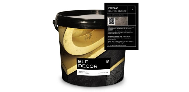 Фінішне покриття Elf Decor Velatura Vintage Matt  1 л, 8-12 м2/л