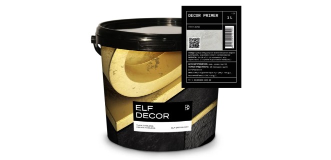 Грунт-фарба Elf Decor Primer 1 л, 10-14 м2/л