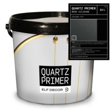 Кварцовий ґрунт Elf Decor Quartz Primer Nero  з силан-силаксановим наповнювачем 10 л, 6-8 м2/л