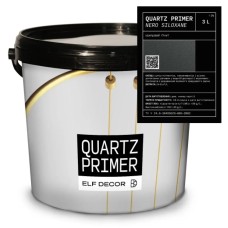 Кварцовий ґрунт Elf Decor Quartz Primer Nero  з силан-силаксановим наповнювачем 3 л, 6-8 м2/л