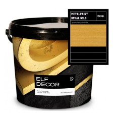 Металізована фарба Elf Decor Metal Paint Royal Gold 150 мл, 6-8 м2/л
