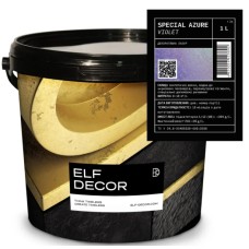 Металізований лак Elf Decor Azure фіолетовий 1 л, 8-10 м2/л