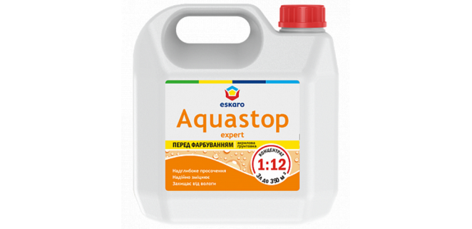 Eskaro Aquastop EXPERT грунт концентрат 1:12 3 л