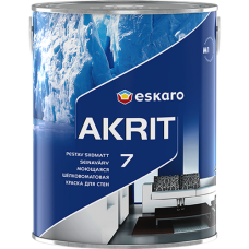 Eskaro Akrit 7 TR миюча шовково-матова фарба для стін 0,9 л