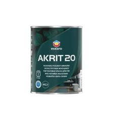 Eskaro Akrit 20 особливо міцна миюча напівматова фарба для стін 0,95 л