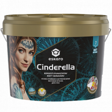 Eskaro Cinderella стійка до забруднень матова фарба для стін біла 0,9 л
