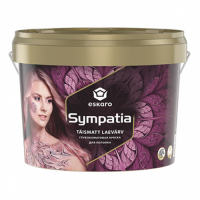 Фарба для стель Eskaro Sympatia глибокоматова біла 2,85 л